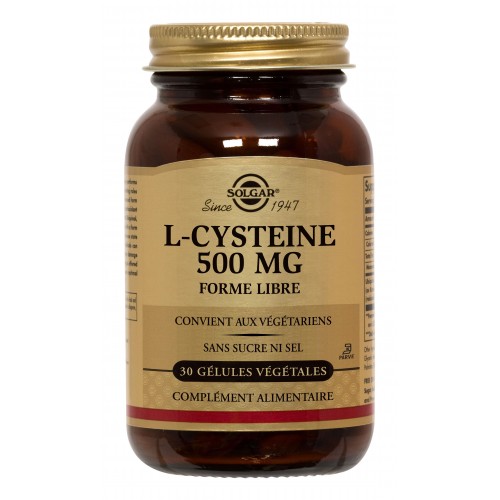 L-CYSTEÏNE 500mg 30 gélules végétales