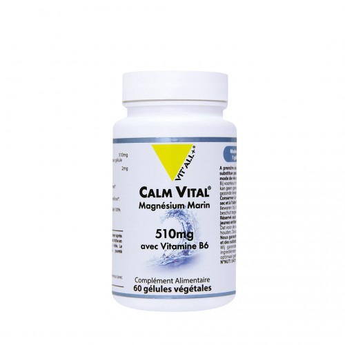 VIT&#039;ALL+ CALM VITAL 510 MG 60 GELULES VEGETALES