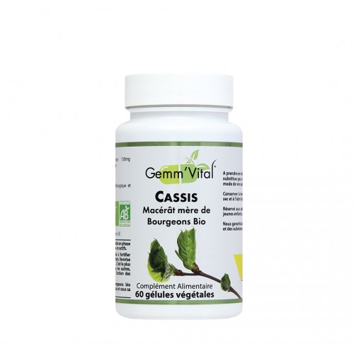 CASSIS BOURGEON 150mg 60 gélules