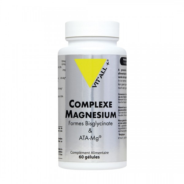 VIT'ALL+ COMPLEXE MAGNESIUM 60 GELULES VEGETALES