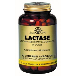 SOLGAR LACTASE 30 COMPRIMES A CROQUER