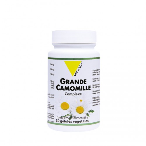 VIT&#039;ALL+ GRANDE CAMOMILLE COMPLEXE 30 GELULES VEGETALES