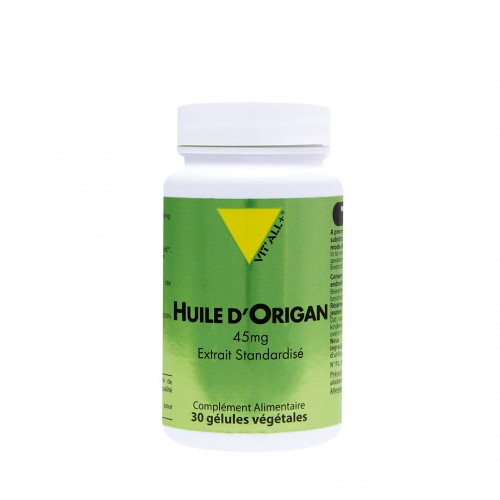 VIT&#039;ALL+ HUILE D&#039;ORIGAN 45 MG 30 GELULES VEGETALES