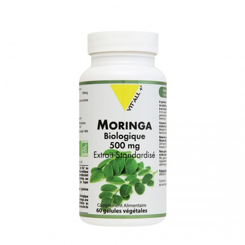 VIT&#039;ALL+ MORINGA 500 G 60 GELULES VEGETALES