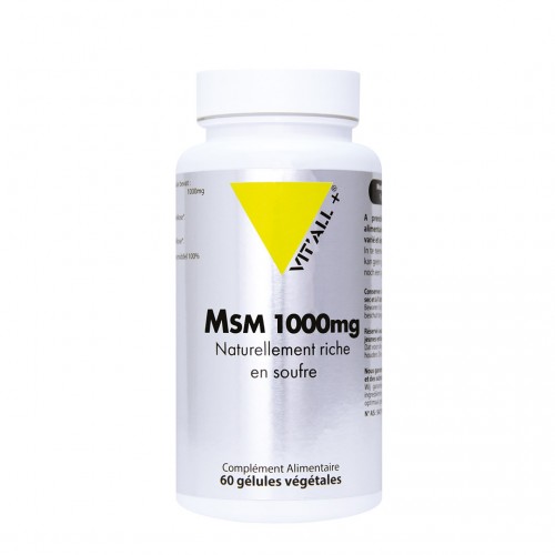 VIT&#039;ALL+ MSM 1000 MG 60 GELULES VEGETALES