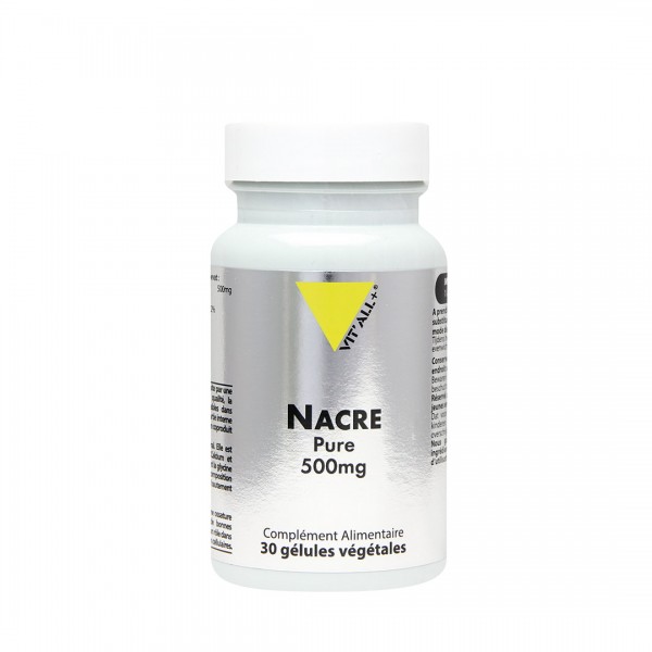 VIT'ALL+ NACRE PURE 500 MG 30 GELULES VEGETALES