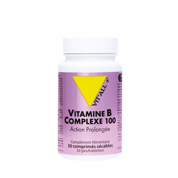 VIT'ALL+ VITAMINE B COMPLEXE 100 60 COMPRIMES SECABLES