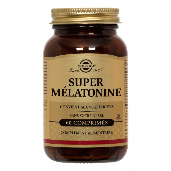 SOLGAR SUPER MELATONINE 60 COMPRIMES