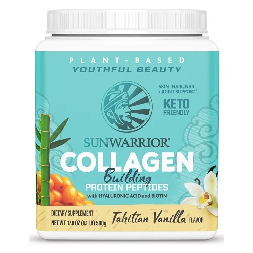 SUNWARRIOR COLLAGEN BUILDING PROTEIN PEPTIDES VANILLA 500G