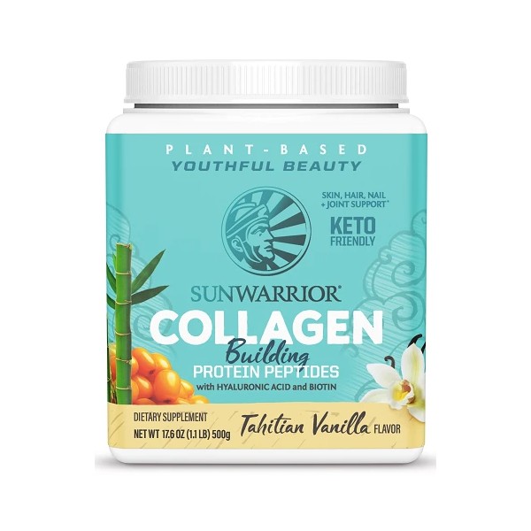 SUNWARRIOR COLLAGEN BUILDING PROTEIN PEPTIDES VANILLA 500G