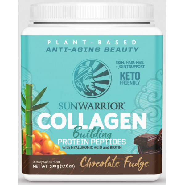 SUNWARRIOR COLLAGEN BUILDING PROTEIN PEPTIDES CHOCOLATE 500G