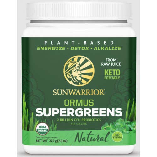 SUNWARRIOR OMRUS SUPERGREENS NATURAL 225G