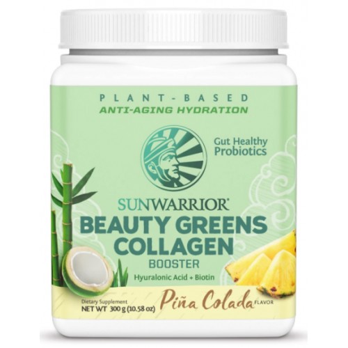 SUNWARRIOR BEAUTY GREENS COLLAGEN PINA COLADA 300G