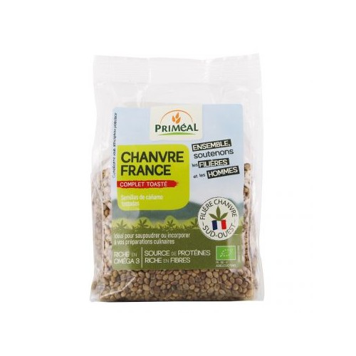 CHANVRE TOASTE graines FRANCE 200g