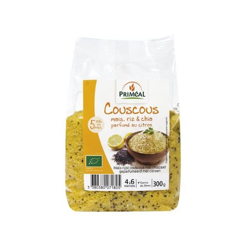 COUSCOUS MAIS RIZ CHIA CITRON 300g