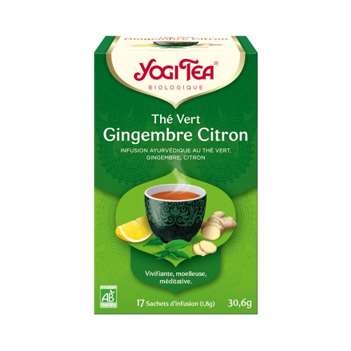 YOGI TEA THE VERT GINGEMBRE CITRON (17s)