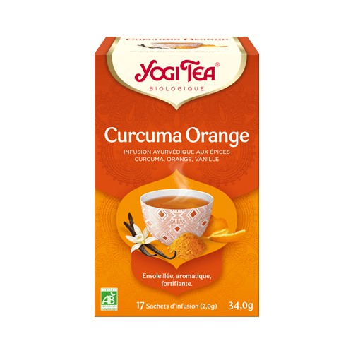 YOGI TEA CURCUMA ORANGE (17 sachets)