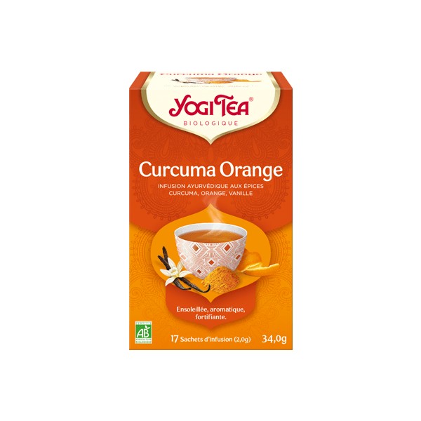 YOGI TEA CURCUMA ORANGE (17 sachets)