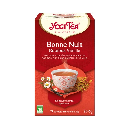 YOGI TEA BONNE NUIT ROOIBOS VANILLE x17