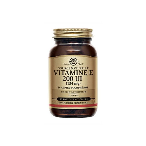 SOLGAR VITAMINE E 200 UI 50 SOFTGELS