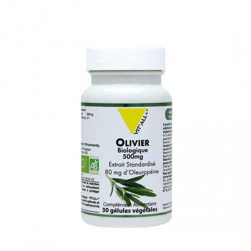 VIT&#039;ALL+ OLIVIER 500 MG 30 GELULES VEGETALES