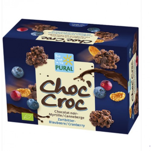 CHOC&#039;CROC CHOCOLAT NOIR MYRTILLE/CAN100g