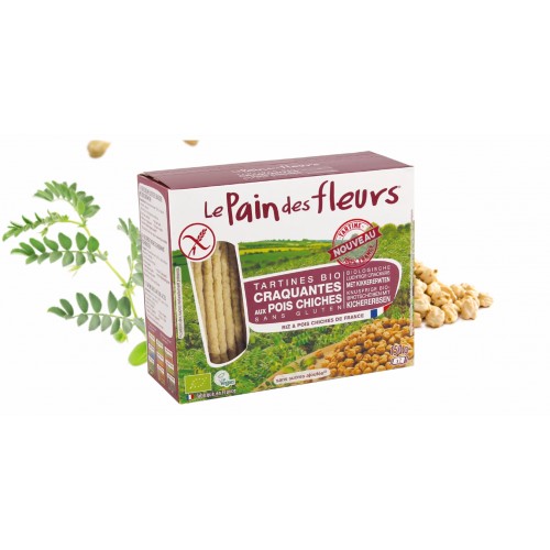 PAIN DES FLEURS POIS CHICHE 150g