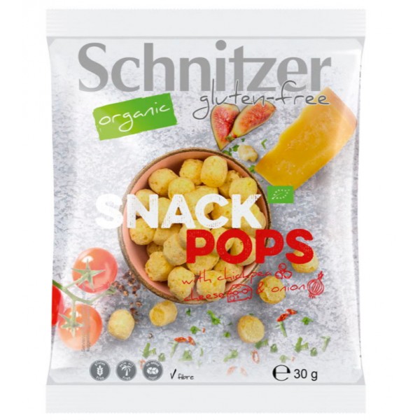 SNACKS POPS SALE POIS CHICHE FROMAGE 30g