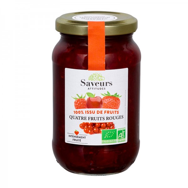 CONF.100% FRUIT 4 FRUITS ROUGES 310g