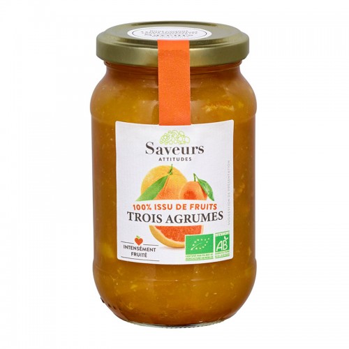 CONF.100% FRUITS TROIS AGRUMES 310g