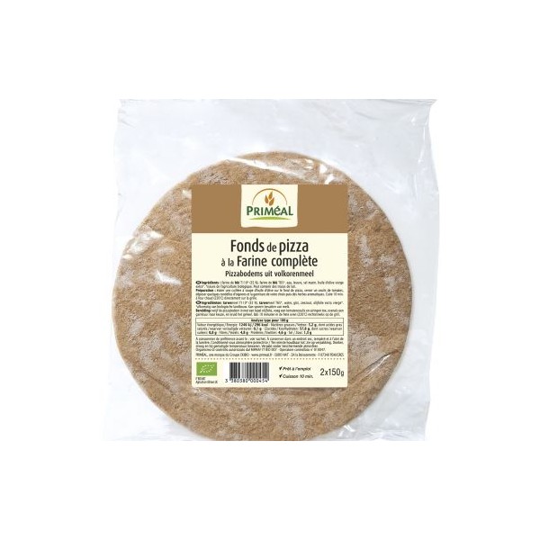 FOND PIZZA FARINE COMPLETE 2x1500g