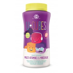 SOLGAR U-CUBES MULTIVITAMINES ET MINERAUX POUR ENFANTS 60 GOMMES A MACHER