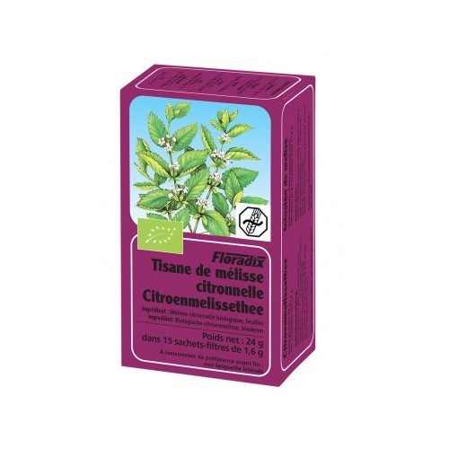 TISANE MELISSE CITRONNELLE 15 sachets