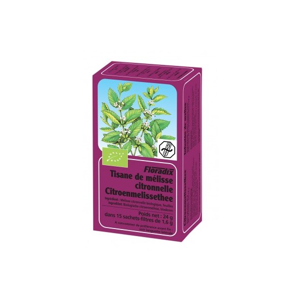 TISANE MELISSE CITRONNELLE 15 sachets