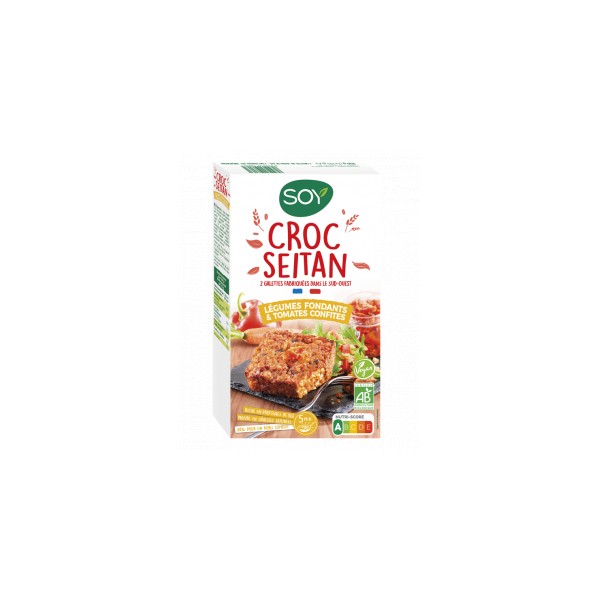 CROC SEITAN LEGUME FONDANT TOMATE 2x100g