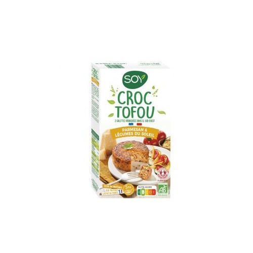 CROC TOFOU PARMESAN LEGUME SOLEIL2x100g