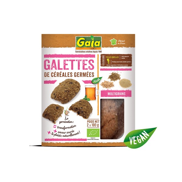 GALETTE CEREALES GERMEES/MULTI 2x100g