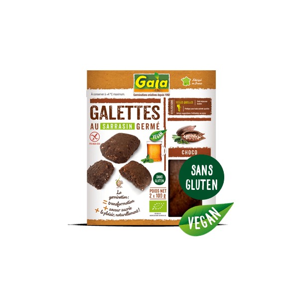 GALETTE SARRASIN CHOCO 2x100g