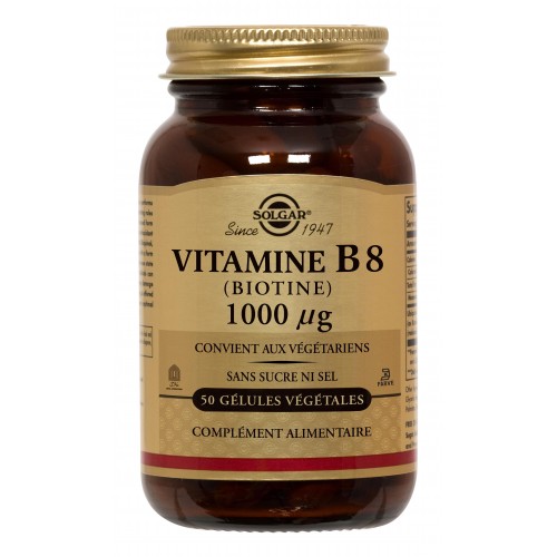 VITAMINE B8 (BIOTINE) 1000 µg 50 gélules