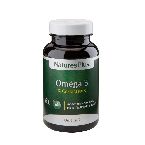 NATURES PLUS OMEGA 3 ET COFACTEURS 60 CAPSULES