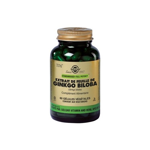 GINKGO BILOBA SFP 60 gélules végétales