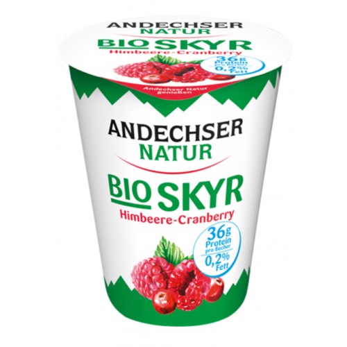 SKYR FRAMBOISE CANNEBERGE 0.2% 400g