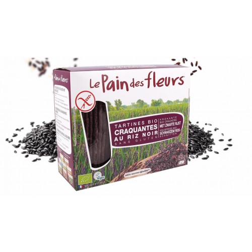 PAIN DES FLEURS RIZ NOIR 150g