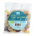 SOUR WORMS sans gélatine 100g