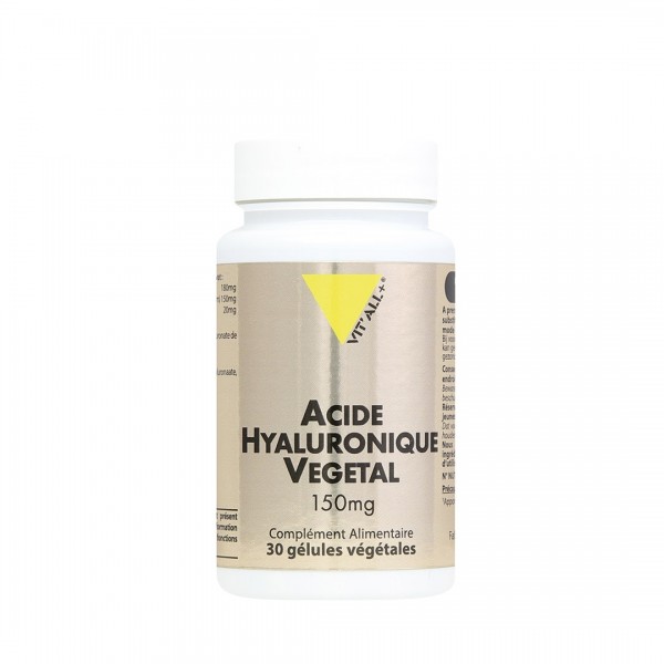 VIT'ALL+ ACIDE HYALURONIQUE VEGETAL 150 MG 30 GELULES VEGETALES