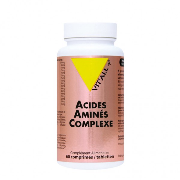 VIT'ALL+ ACIDES AMINES COMPLEXE 60 COMPRIMES