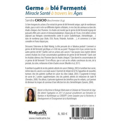 GERME BLE FERMENTE de Sandra CASCIO 128p