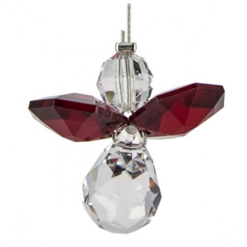 ANGE SWAROVSKI GRENAT/JANVIER 2,5cm