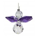 ANGE SWAROVSKI AMETHYSTE/FEVRIER 2,5cm