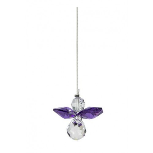 ANGE SWAROVSKI AMETHYSTE/FEVRIER 2,5cm